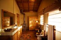 Cosmos bathroom, mary budden cottage