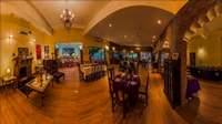 The dining room at the Judge?s court can seat about a 100 covers